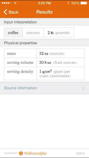 Wolfram Culinary Mathematics Reference App