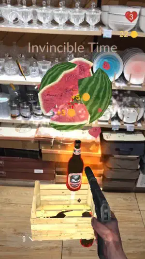 AR神枪手-虚拟现实射击瓶子射击水果