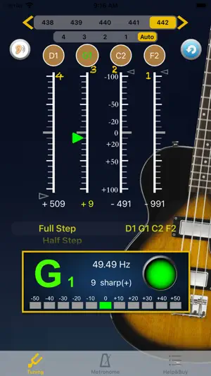 貝斯吉他調音器 - Bass Guitar Tuner