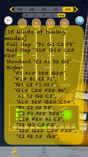 貝斯吉他調音器 - Bass Guitar Tuner