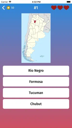 Argentina: Provinces Map Quiz