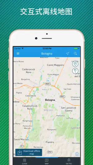 博洛尼亚旅游指南与离线地图