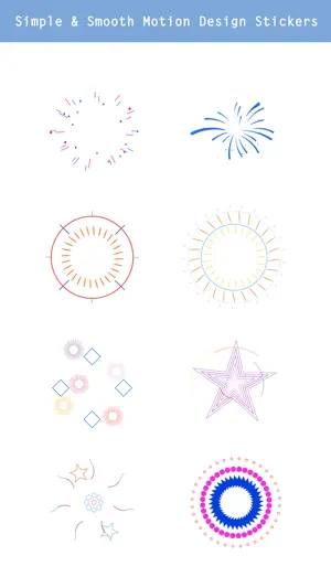 Animated Fireworks - Stickers