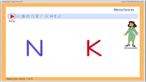 Alphabet Song Game? (Free) - Letter Names and Shapes