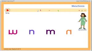 Alphabet Song Game? (Free) - Letter Names and Shapes