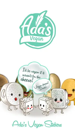 Adas Vegan Stickers