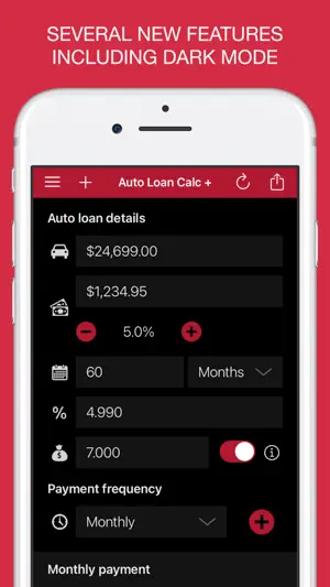 Auto Loan Calculator +