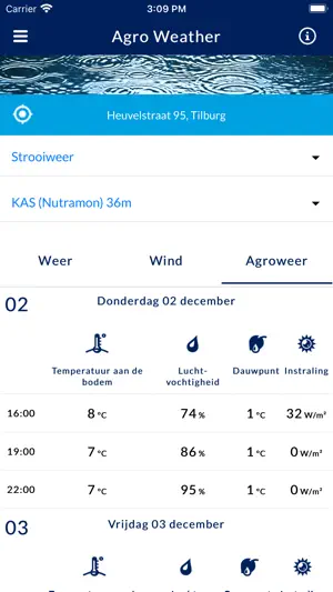 Agro Weather App