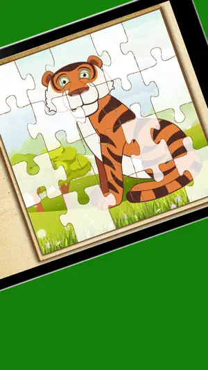 动物的拼图游戏学习对幼儿的孩子2年
