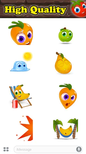 BANANAS: Animated Funny Cute Fruit Stickers