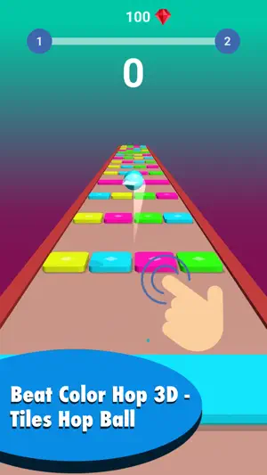 Beat Color Hop 3D - Tiles Hop