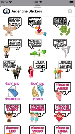 Argentine Stickers