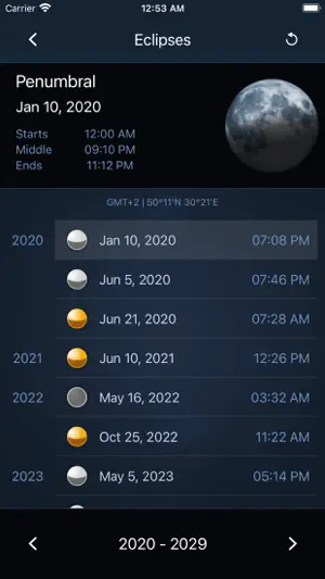 Moon Calendar ? Deluxe Moon