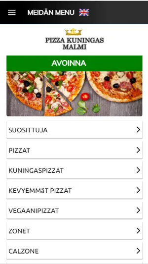 Pizza Kuningas Malmi-FoodOrder